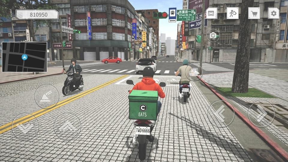 台湾赛车竞速外卖员模拟手游手游截图3