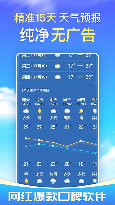 更云天气预报app应用截图1