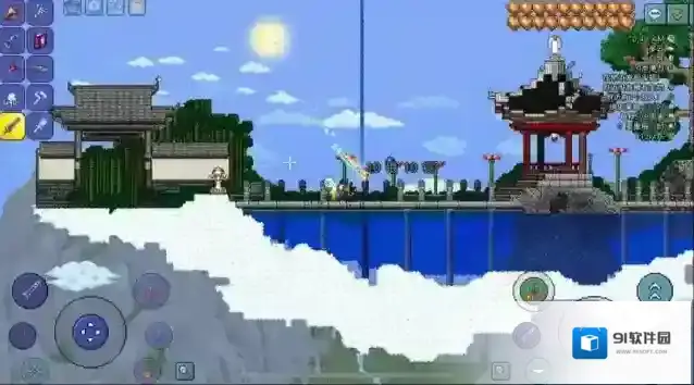 泰拉瑞亚半砖穿墙怎么卡