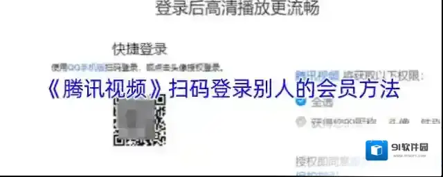 腾讯视频扫码登录