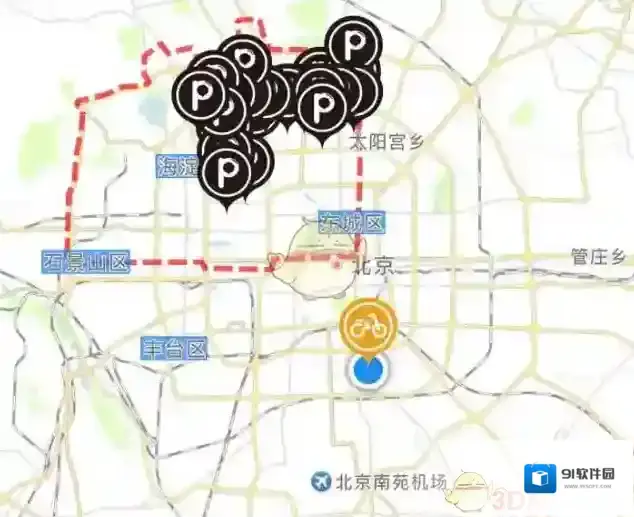 芒果电单车停车