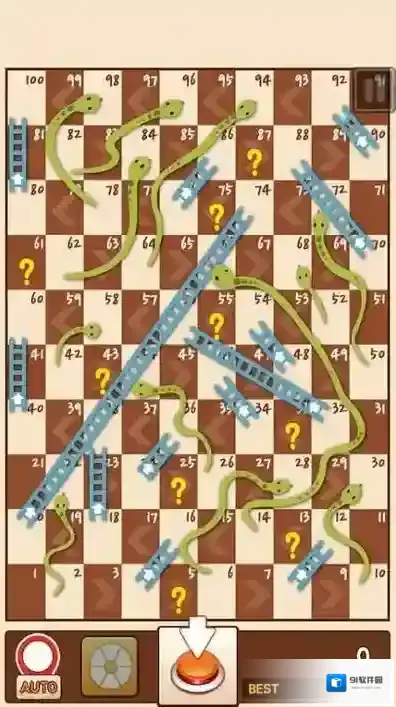 小蛇与梯子游戏