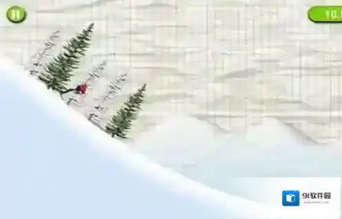 火柴人竞速滑雪滑雪