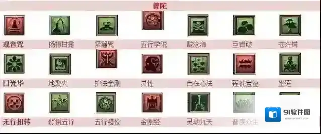梦幻西游技能