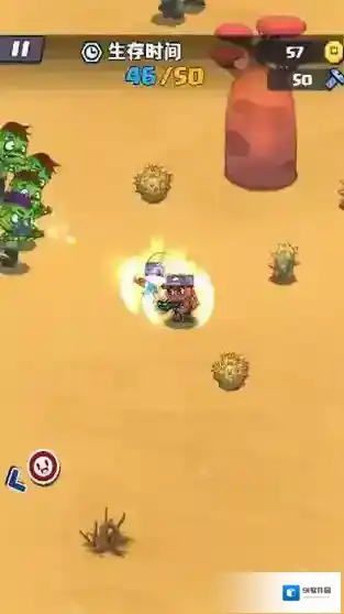 战斗女武神打僵尸一人