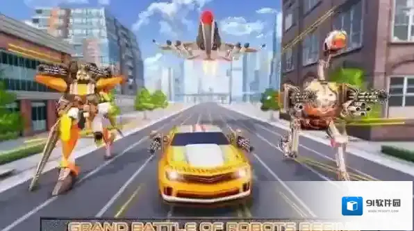 鸵鸟机器人汽车变形战争手游截图1