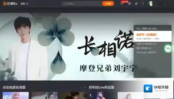 芒果tv就可以