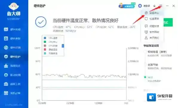鲁大师降温
