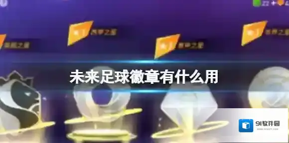 未来足球徽章有什么用 徽章的作用是什么