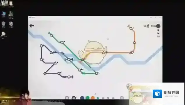 faker直播玩的造地铁的叫什么游戏？