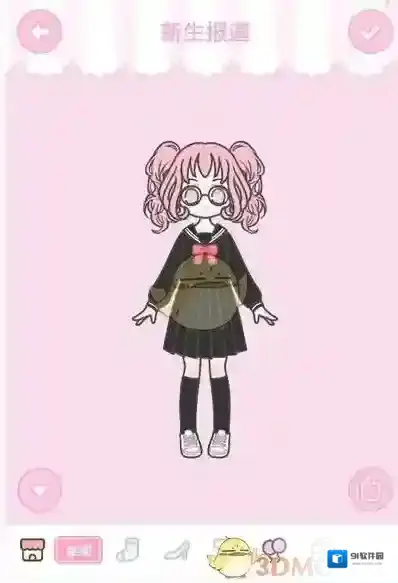 《装扮少女》剧情模式第一章–1-2新生报到攻略