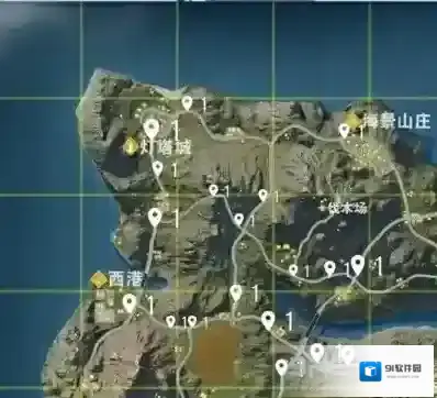 荒野行动地图