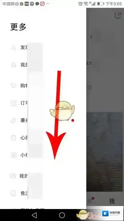 小红书向下