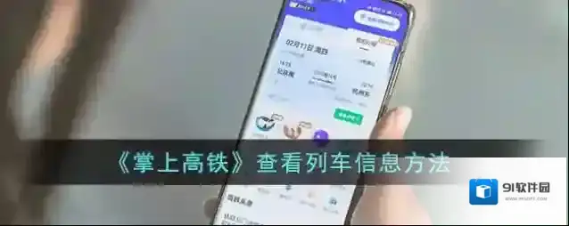 掌上高铁列车信息