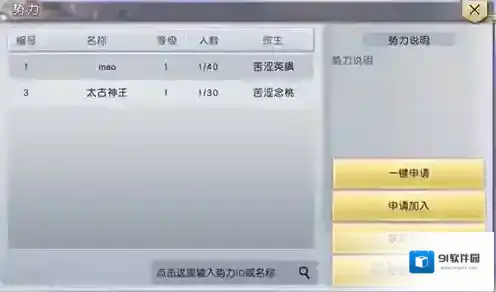 太古神王势力