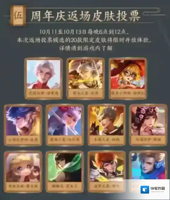 王者荣耀2019返场皮肤猜测 2019返场皮肤攻略