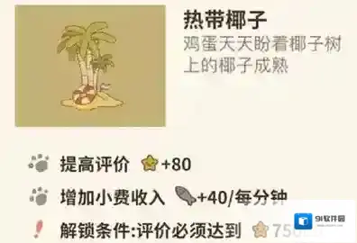 动物餐厅热带椰子怎么解锁  椰子作用介绍攻略