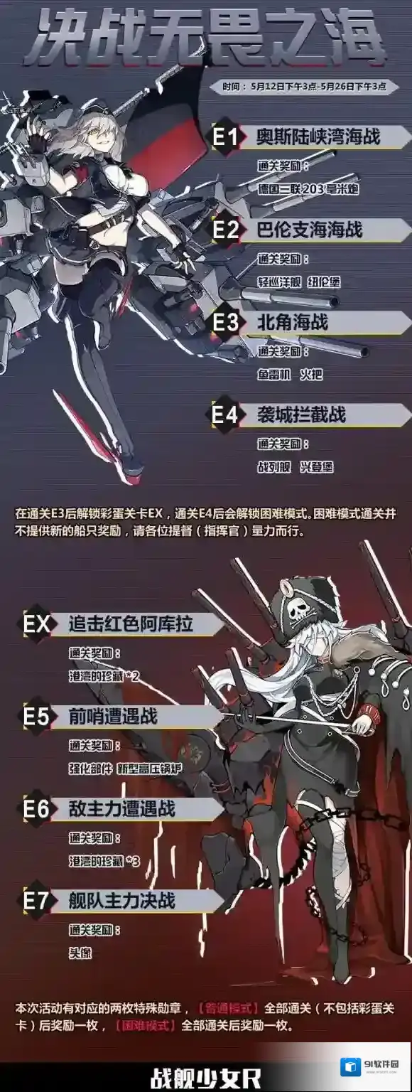 战舰少女R12日开启“战无畏之海”活动，活动内容一览