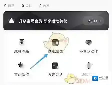 当燃运动体能测试