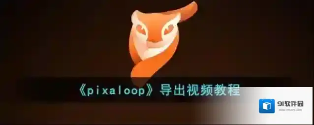 《pixaloop》导出视频教程