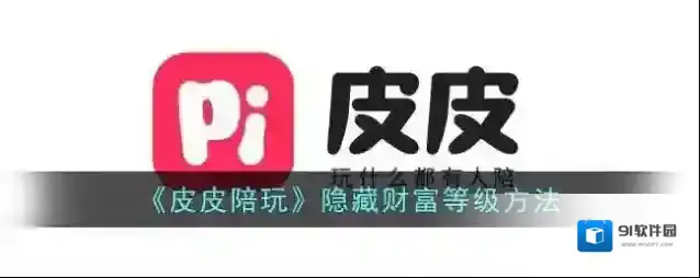 《皮皮陪玩》隐藏财富等级方法