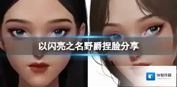以闪亮之名野爵捏脸分享