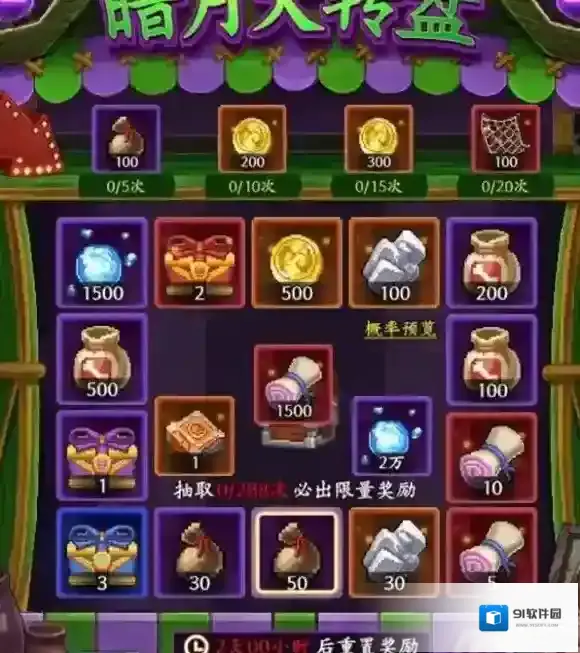 地牢破坏神抽给