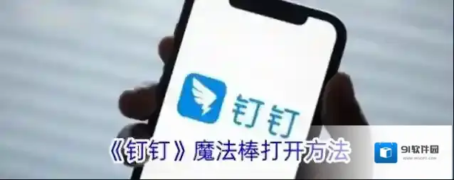 《钉钉》魔法棒打开方法
